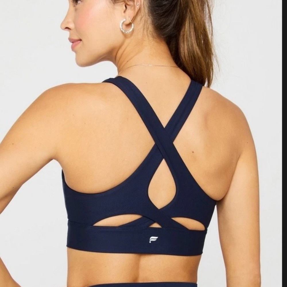 Fabletics No Bounce Sports Bra NAVY XS